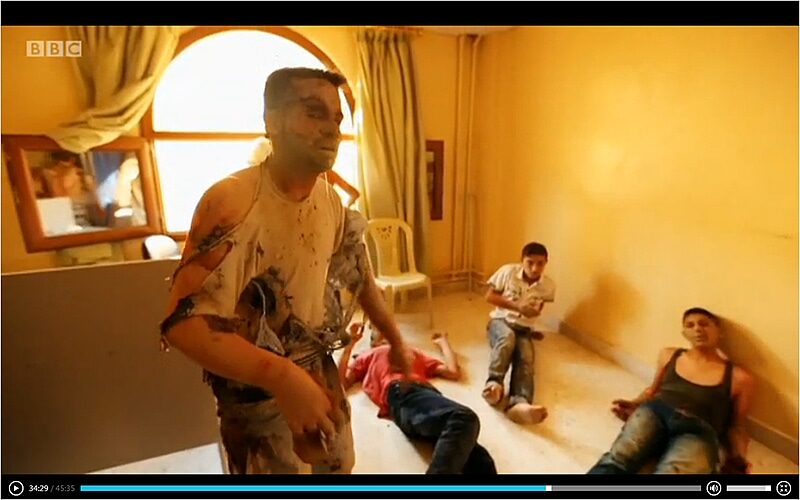 saving syria children BBC documentary still shot