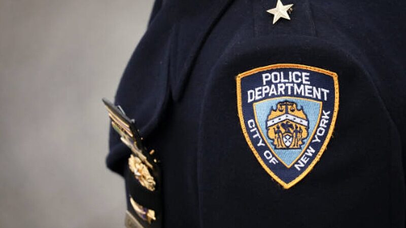 NYC police department uniform shoulder patch