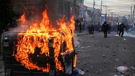 Police killing of social-distancing violator sparks riots across Colombia that leave seven dead