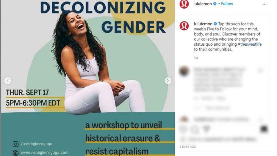 lululemon decolonizing gender