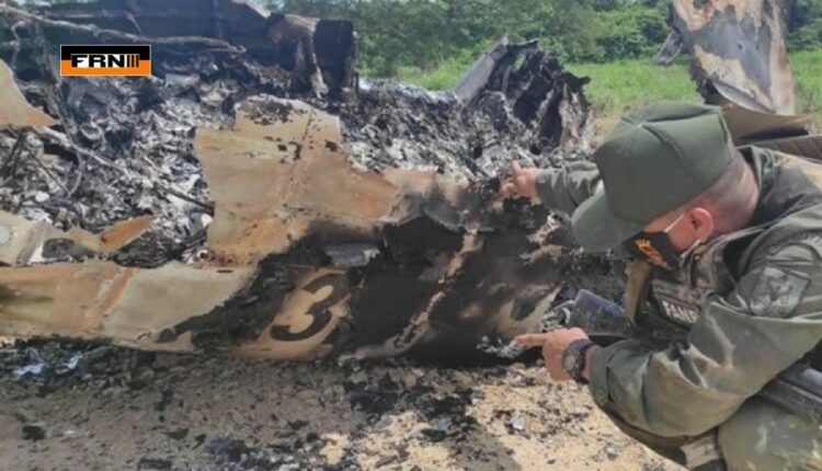 cocaine plane US shot down venezuela
