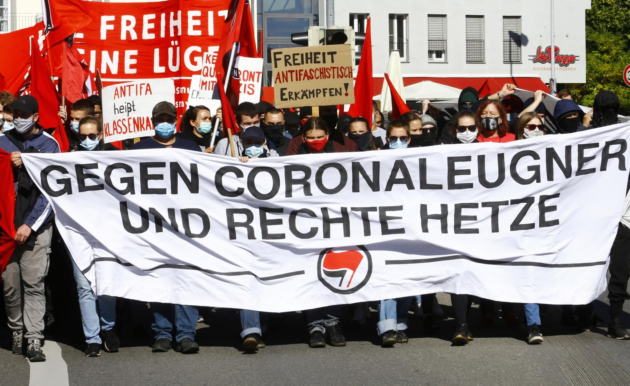 German protest against coronavirus