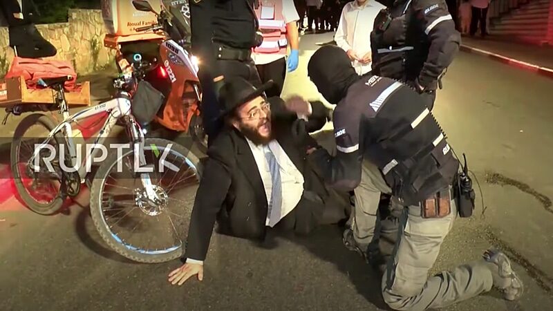 israel protest ultra orthodox lockdown