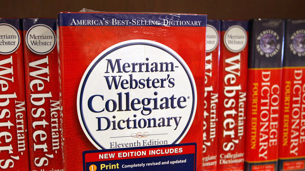 Merriam-Webster dictionary cover