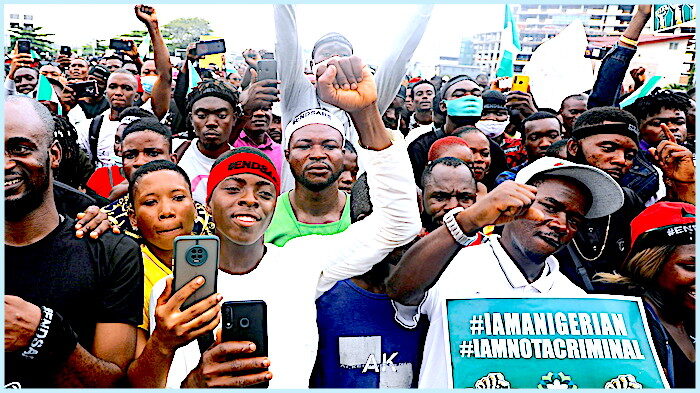 Lagos demonstrators