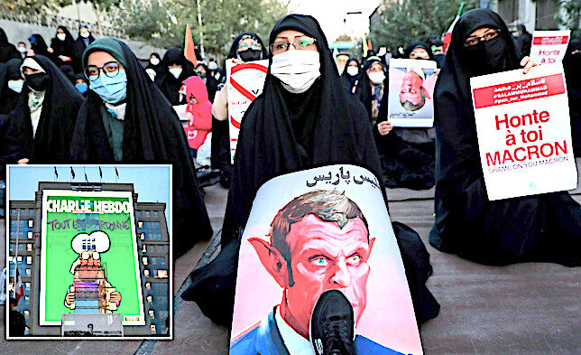 Iranian women protest