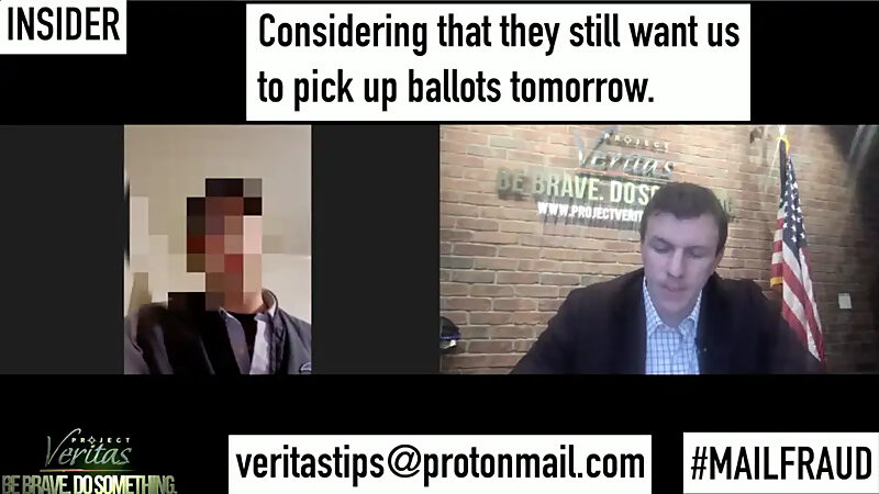 project veritas post mark voter fraud
