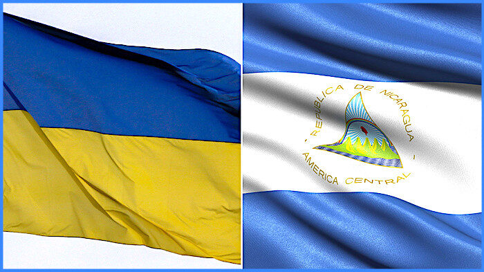 Flags: Nicaragua/Ukraine