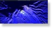 Click to enlarge Incandescence in the crater visible from space