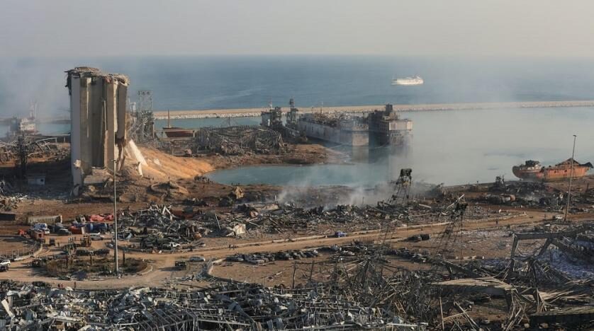Beirut Port area after the 2020 blast