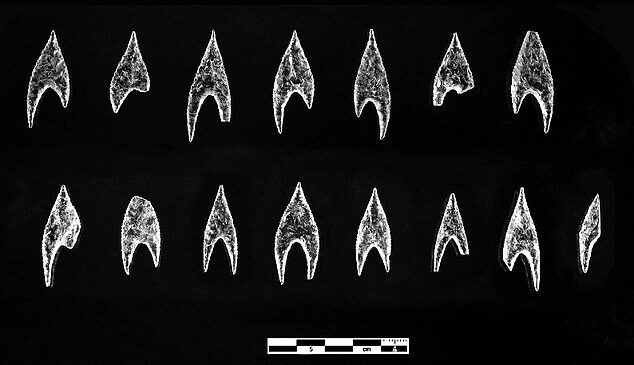 crystal arrowheads spain grave prehistoric