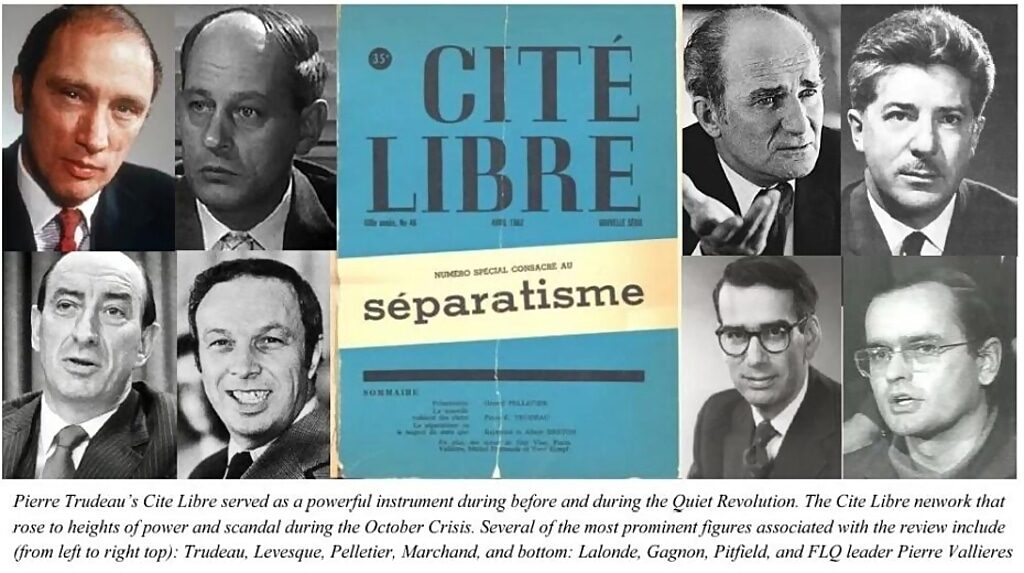 Cite Libre magazine Pierre trudeau, levesque, valliers