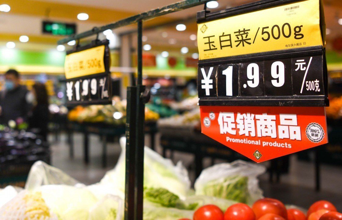 China veg prices