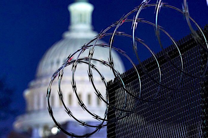 Capitol barbed wire