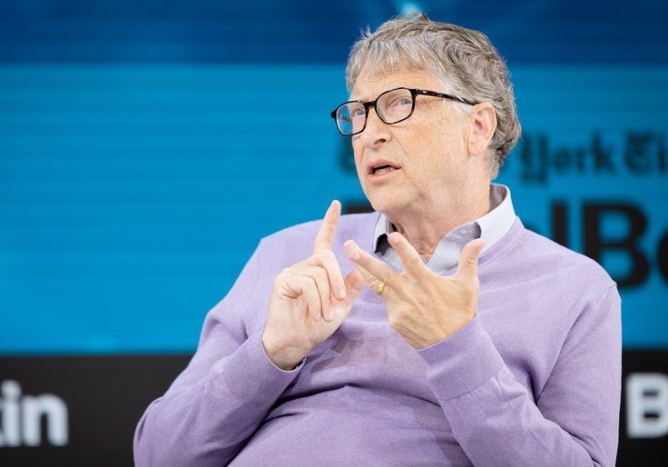 bill gates counting on fingers