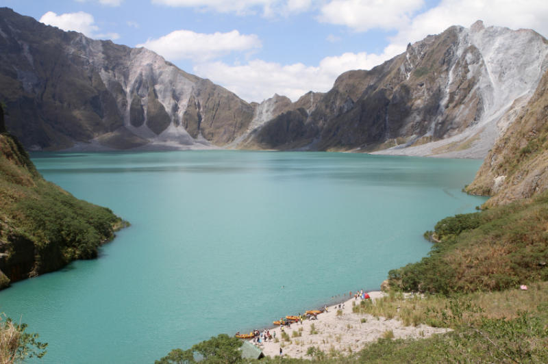 Crater of Mount Pinatubo