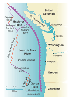 Click to enlarge Cascadia Subduction Zone