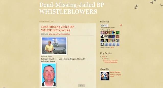 BP Whistleblowers