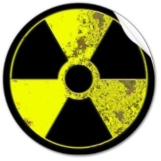 radiation sticker
