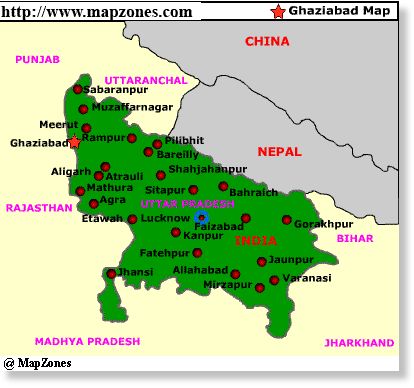 ghaziabad map