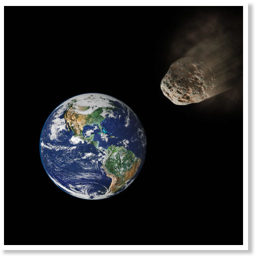 Large Asteroid To Pass Between Earth And Moon Fire in the Sky