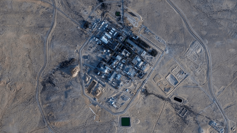 Israeli Dimona nuclear reactor in the Negev