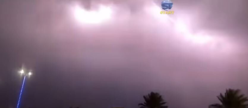 Saudi Arabia lightning