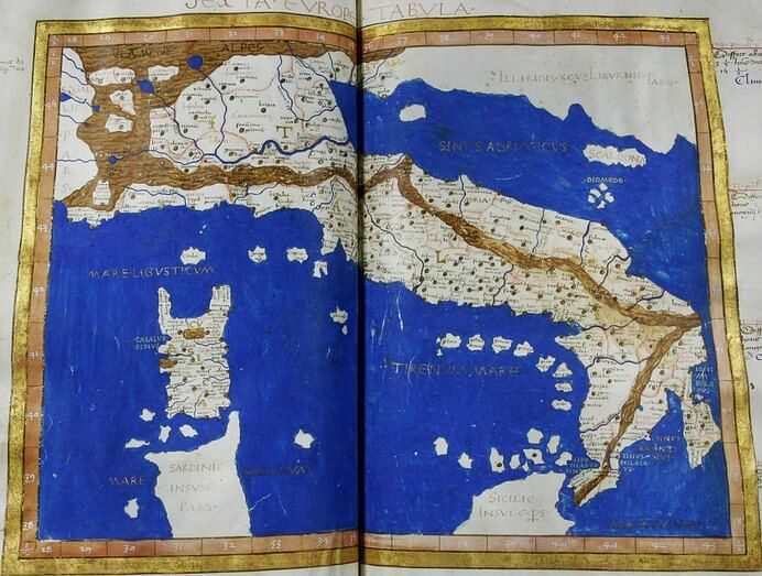 italy medieval map