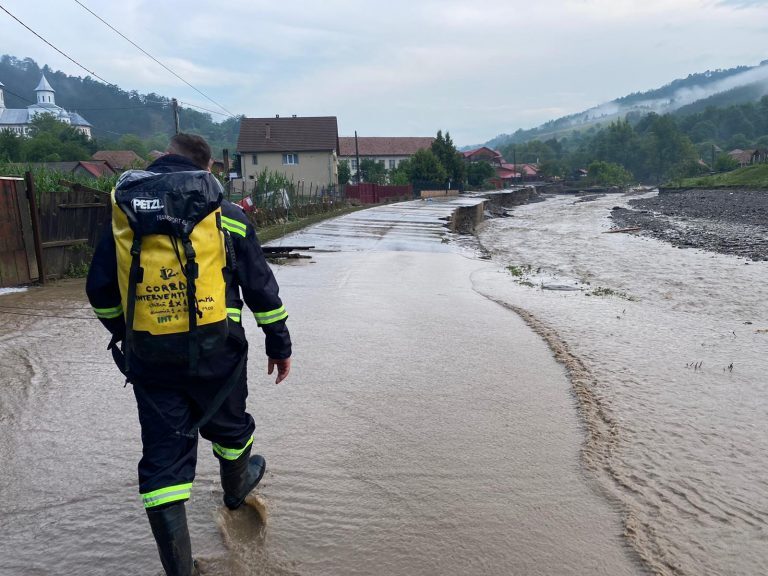 Floods in Alba County, Romania, July 2021.
