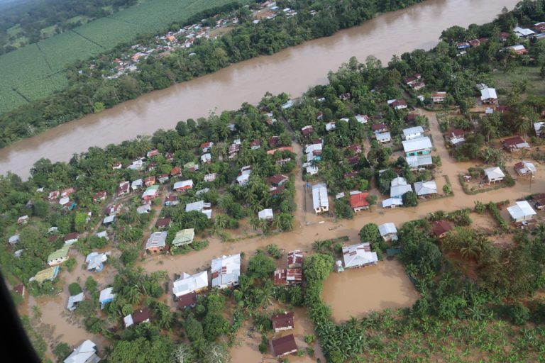 Thousands of homes were damaged by floods in Bocas del Toro Province, Panama.