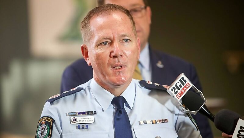 Mick Fuller australia NSW police brutality