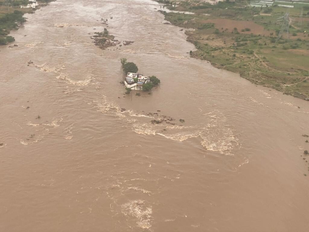 Floods in Madhya Pradesh, India, 02 August 2021.