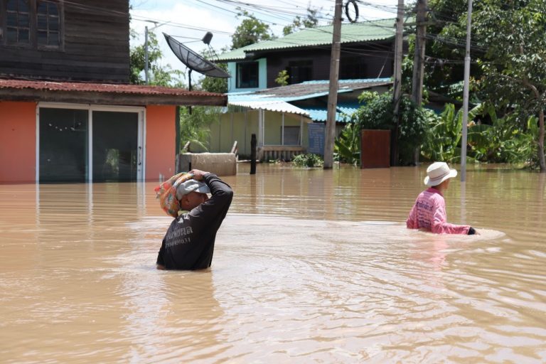 Floods in Bamnet Narong District, Chaiyaphum Province, 27 September 2021.