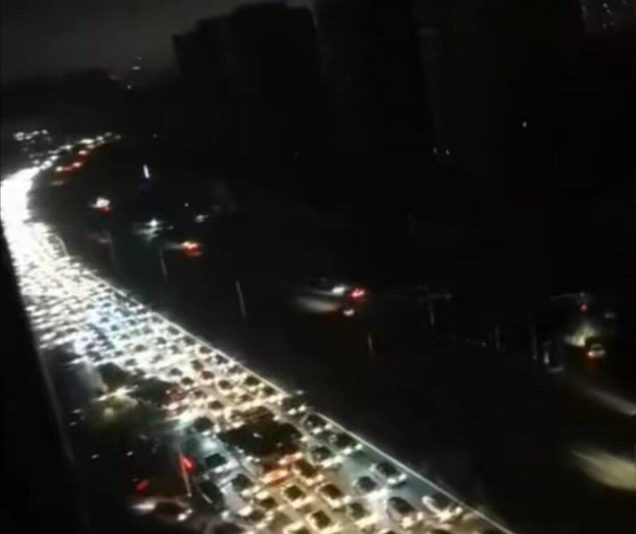 china blackout highway