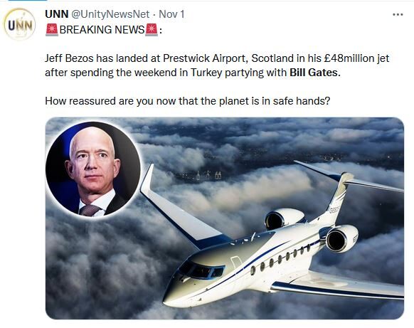 Bezos & Private Jet