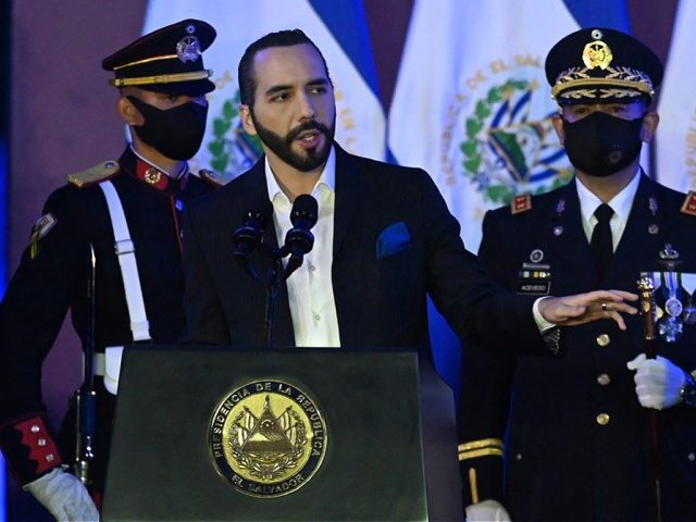 Nayib Bukele, the president of El Salvador