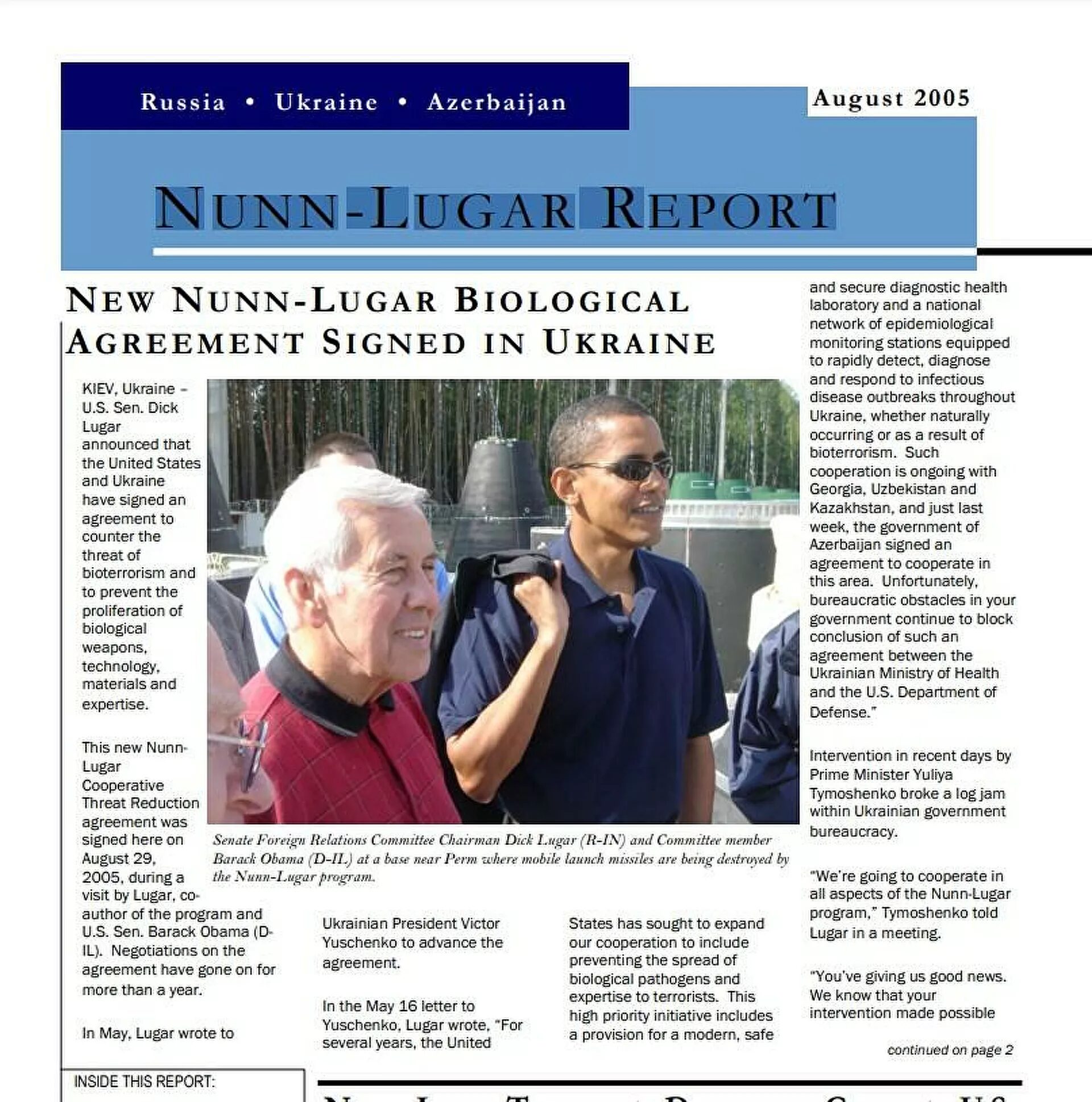 Nunn-Lugar Report