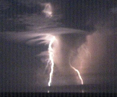 Lightning over Tonga