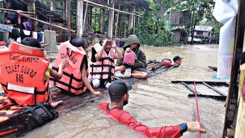 The death toll from heavy floods in the Philippines has risen to at least 56 people.