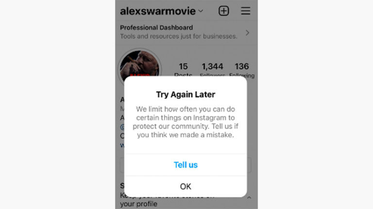 instagram censor alex jones doucumentary