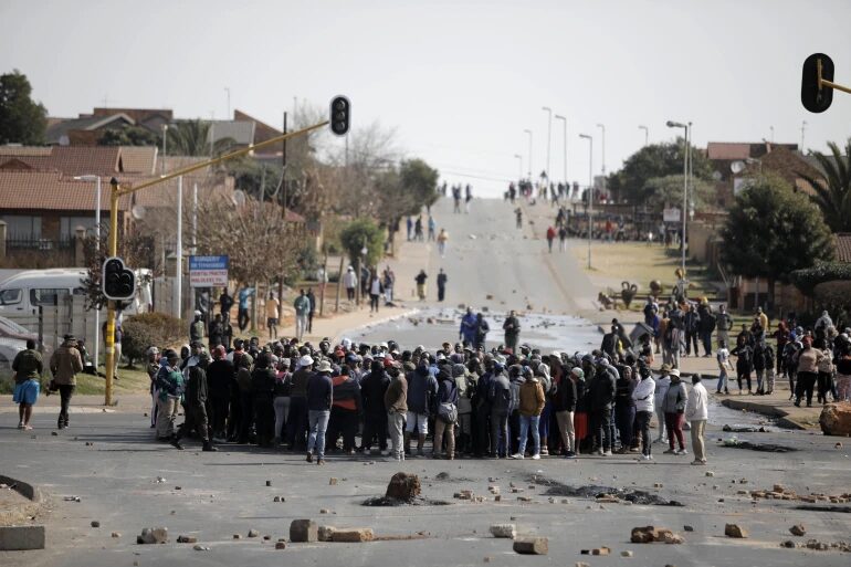 south africa protests 2022