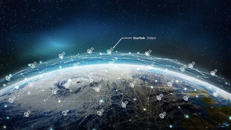 Click to enlarge satellites starlink