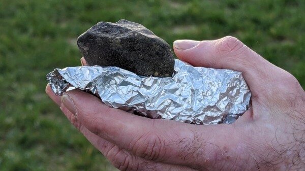 Click to enlarge 023 CX1 Fireball Meteorite discovered in Northern France.