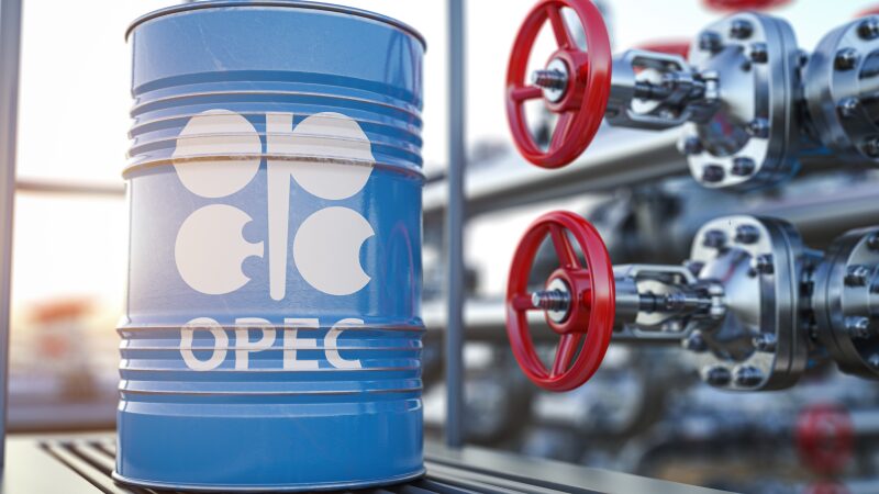 OPEC oil barrel