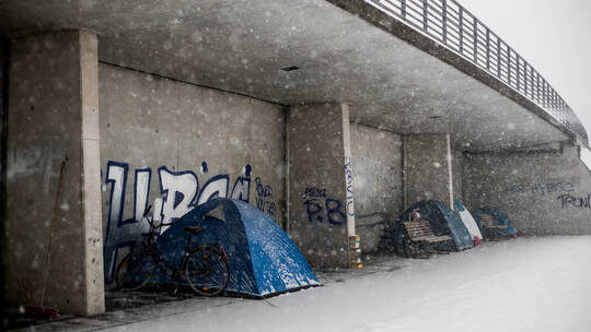 Berlin, homeless, tents, tent city