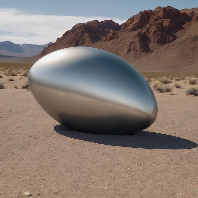 egg-shaped UFO