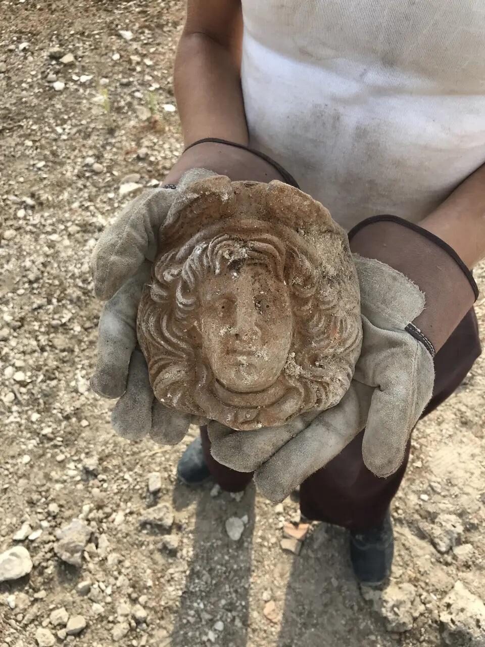 Interamna Lirenas  rome gorgon excavation