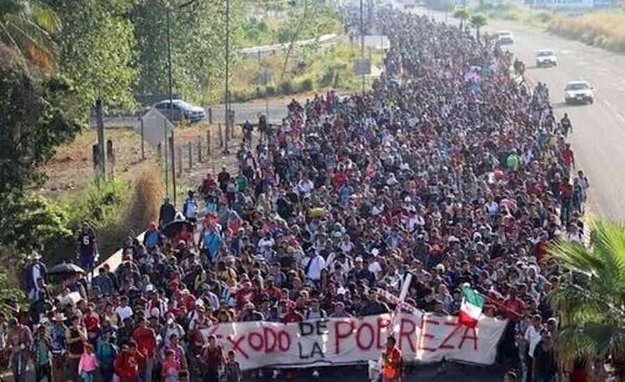 illegal migrants mexico border