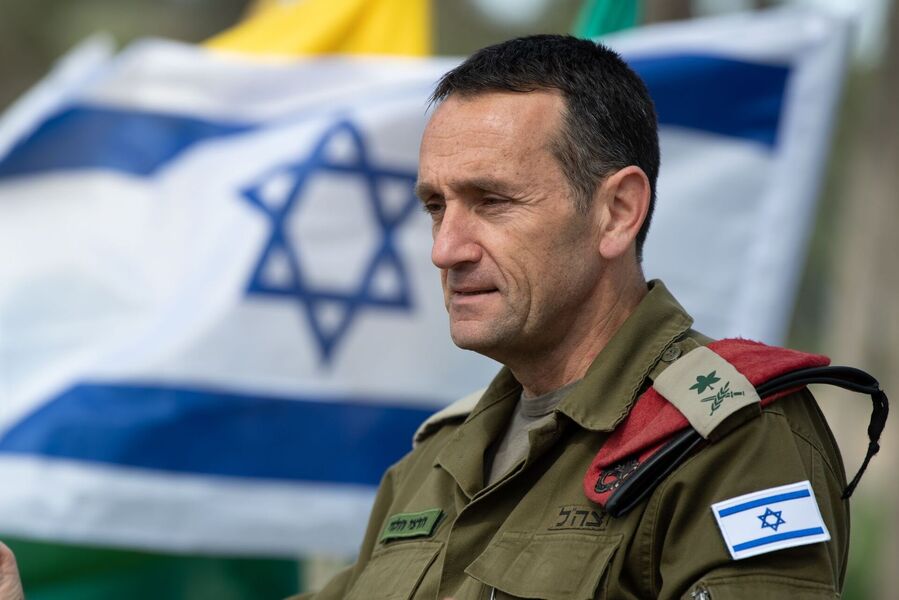 Click to enlarge Israeli army's chief of staff Herzi Halevi