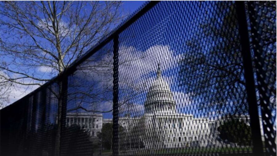 capitol building security fence